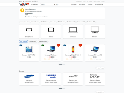 VamShop - eCommerce Template for Online Shopping. Light Mode cart checkout checkout page ecommerce ecommerce design login page shopping app shopping basket store storefront