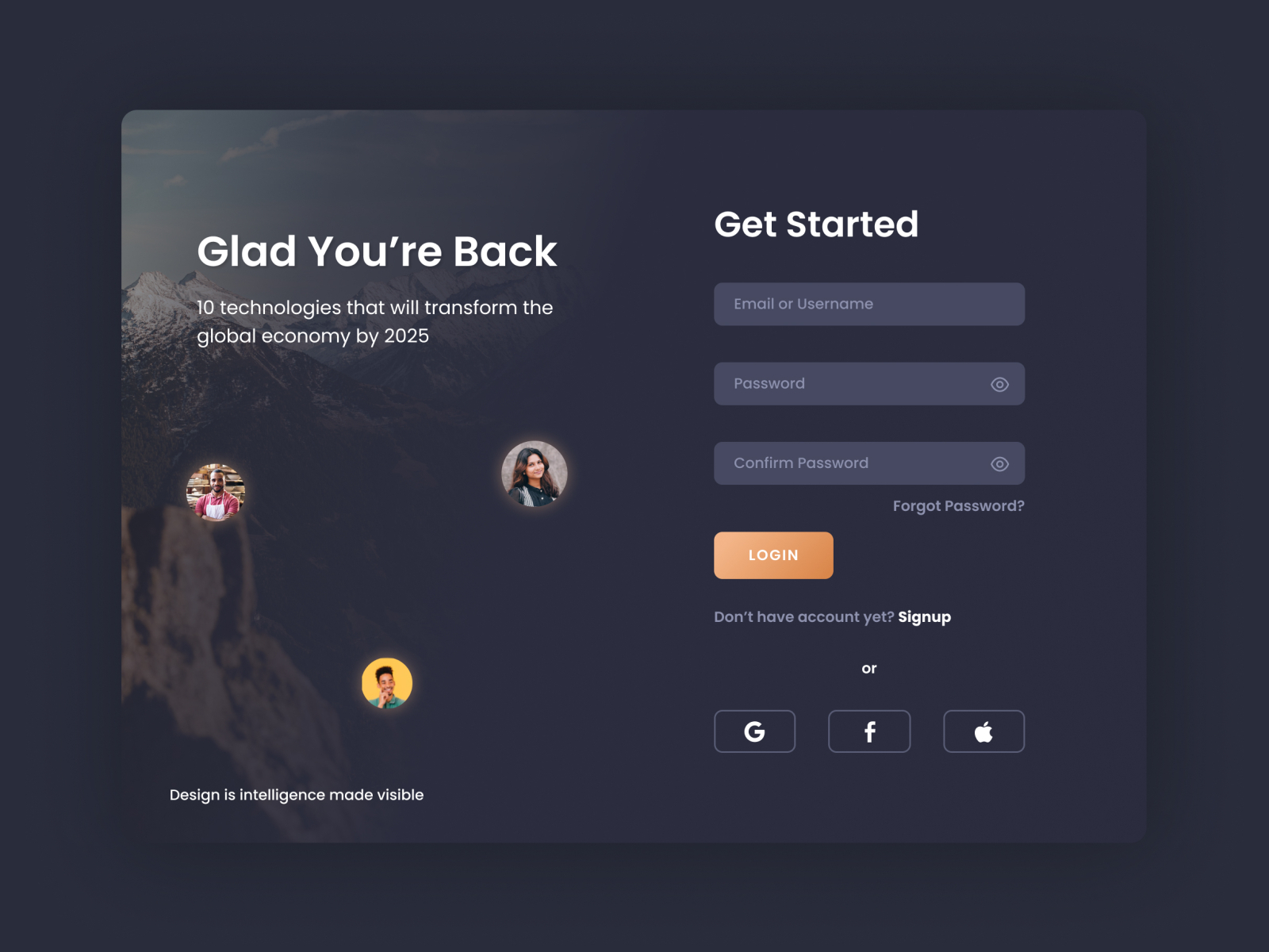 Login Page - UI by Yanbaghilaha on Dribbble