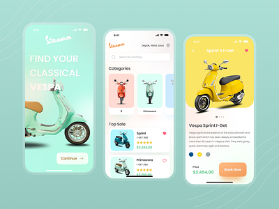 Vespa Scooter Mobile App