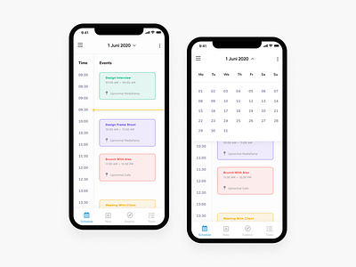 Schedule App designs, themes, templates and downloadable graphic ...