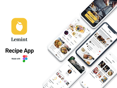 Recipe App - Lemint App UI/UX