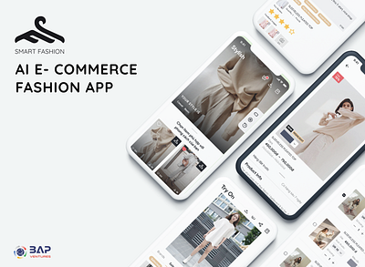 SF AI E-Com APP fashion app minimal mobile app uidesign uiux