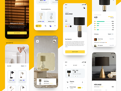 Lighting E-com Mobile App UIUX