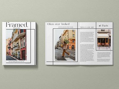 Magazine graphic design illustrator layout design magazine magazine cover magazine design minimal modern print design