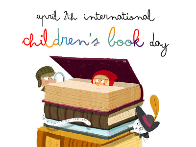 International Children's Book Day characterdesign childrenbook cover design illustration illustrator
