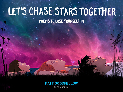 Let's Chase Stars... bookcover childrenbook cover design illustration lights middlegrade teens