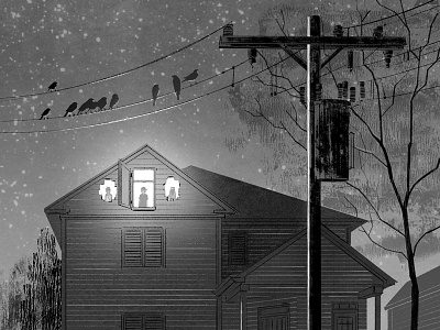 The Comet Guardians characterdesign childrenbook illustration landscape lights mistery night