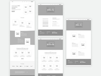 Low fidelity wireframe design by Erica Modebelu on Dribbble