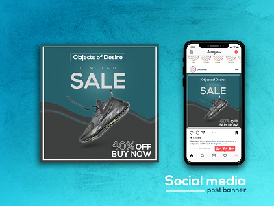 banner for facebook and instagram ad graphic design illustrator cc photoshop social media post add