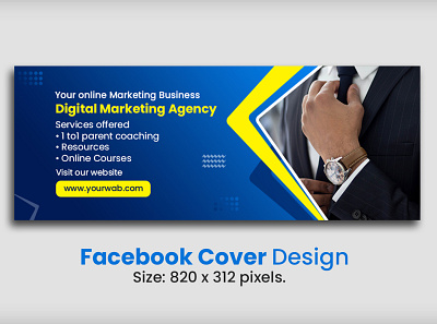 Facebook Cover Design design facebook cover design graphic design illustrator cc minimal photoshop social media post banner design