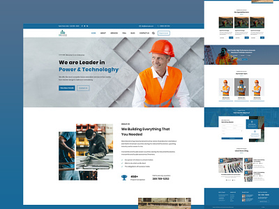 plumber web template design