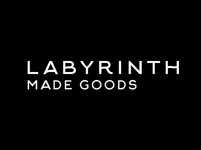 Labyrinth Made Goods | Logo brand design brand identity branding design graphic design logo logo design nonprofit typography