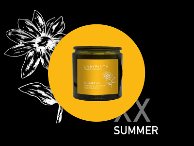 Labyrinth Made Goods | Summer Candle