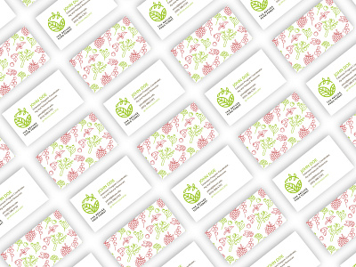 Refuge Food Forest | Business Card brand design brand identity branding design graphic design illustration typography