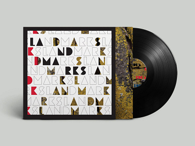 Landmarks | Vinyl Cover album cover brand design design graphic design music package design photography typography vinyl