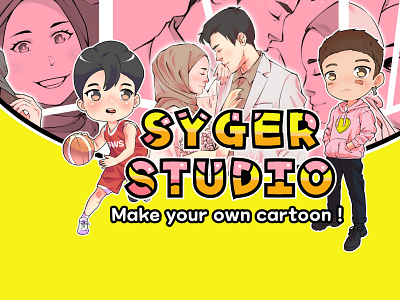 Sygerstudio Banner Design banner banner design caricature cartoon art