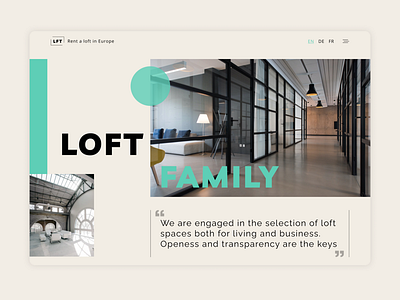 Real Estate Agency design landing realestate typography ui website