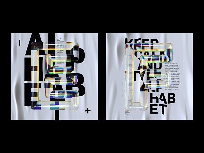 Alphabet Dispersion – EF 36 days of type 3d type alphabet c4d cinema 4d dispersion letters typography