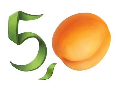 Wild Apricot v.5.0 apricot brand identity branding digital illustration digital painting drawing fruit illustration wild apricot