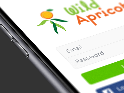 Wild Apricot Mobile app for Admins • 2015 • Login ios mobile mobile app mobile design ui ui ux ui design ux