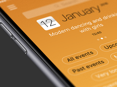 Wild Apricot Mobile app for Admins • 2015 • Event dashboard dashboard events ios mobile mobile app mobile design ui ui ux ux