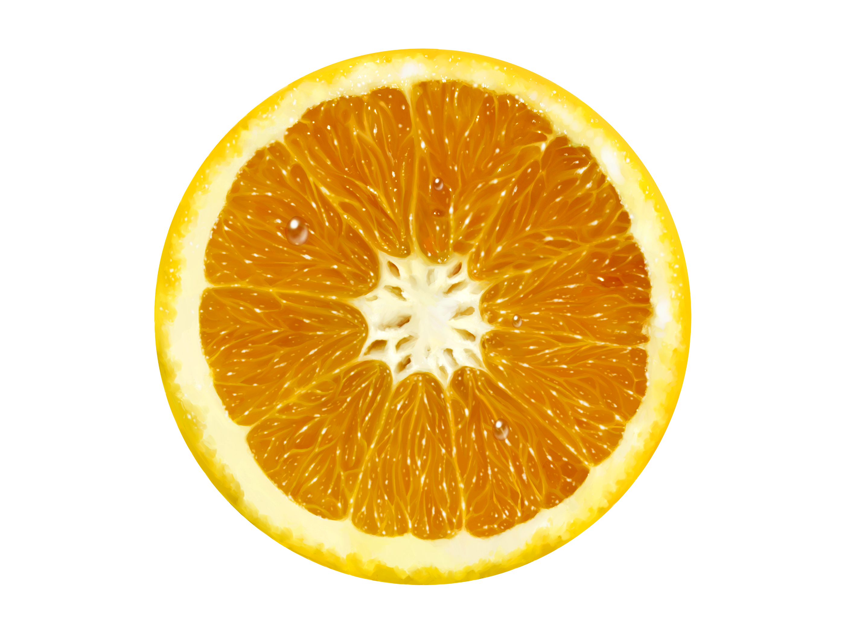 Кусочки апельсина