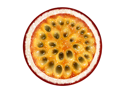 Baltica • Illustrations for advert • Passion fruit branding digital illustration digital painting drawing food fruit illustration passion fruit