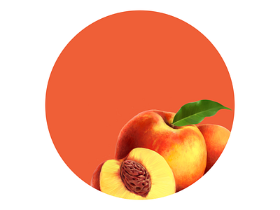 Peach digital illustration digital painting drawing food fruit illustration package packaging peach