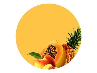 Tropical Mix digital illustration digital painting drawing food fruit illustration package packaging