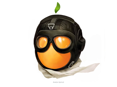 Aviator Apricot • Series of avatars for colleagues apricot avatar avatars aviator illustration