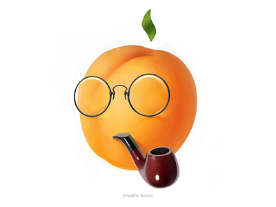 Empathic Apricot • Series of avatars for colleagues