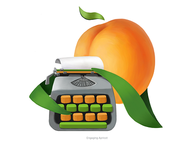 Engaging Apricot • Series of avatars for colleagues avatars digital illustration drawing illustration