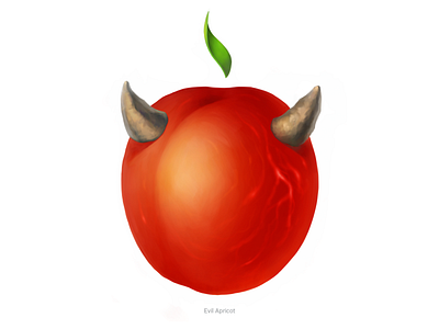 Evil Apricot • Series of avatars for colleagues avatars digital illustration drawing illustration