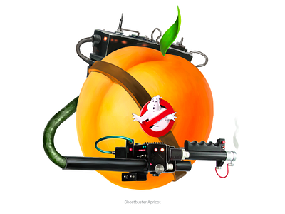 Ghostbuster Apricot • Series of avatars for colleagues avatars drawing ghostbusters illustration