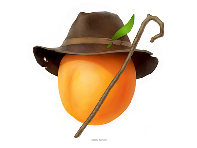 Herder Apricot • Series of avatars for colleagues avatars drawing heder illustration