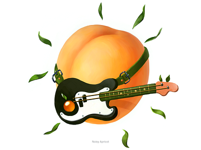 Noisy Apricot • Series of avatars for colleagues avatars drawing illustration noisy