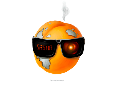 Terminator Apricot • Series of avatars for colleagues