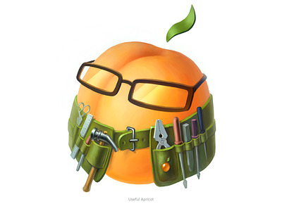 Useful Apricot • Series of avatars for colleagues avatars drawing illustration useful