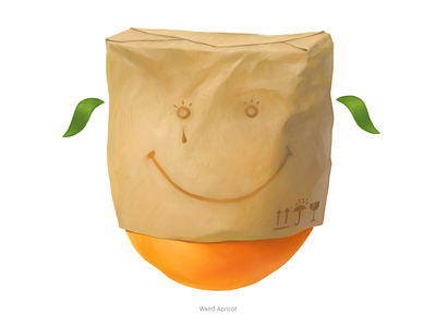 Weird Apricot • Series of avatars for colleagues avatars drawing illustration weird