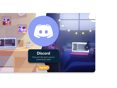 Discord chat call to action