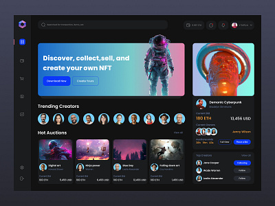 NFT Dashboard ⚡ nft marketplace