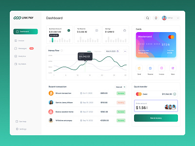 Link pay - fintech money management ❤️