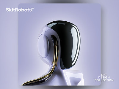 SkitRobots NFT cinema4d design nft render robot