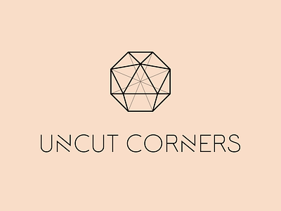 Uncut Corners branding logo design naming product identity