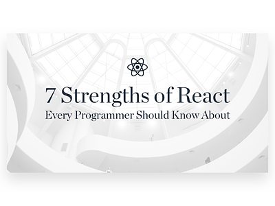 Designers Should Code! blog code design feature react white