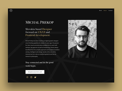 Freelancer About Page about about me about page about us branding clean design freelancer front end front end front end dev front end developer portfolio semplice sketch sketch app ui ux webdesign wordpres