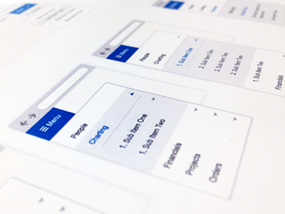 Menu UI Design app carousel clean color control cool design dropdown financial green gui icons ios menu minimal module numbers simple theme ui ux web white widget window