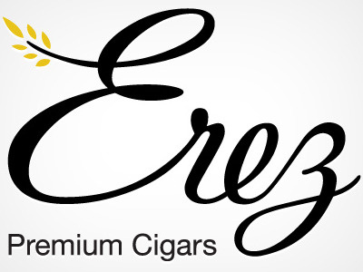 Erez Logo cigars font logo logo design script font