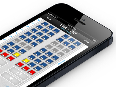 iOS Travel App app app design clean ios minimal pos seats selector travel travel app ui white