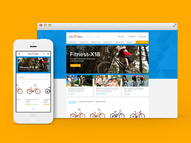 Responsive Ecommerce Website Design responsive web design web design home page design ecommerce ui design ux design mobile design ecommerce template responsive web design daniel afrahim
